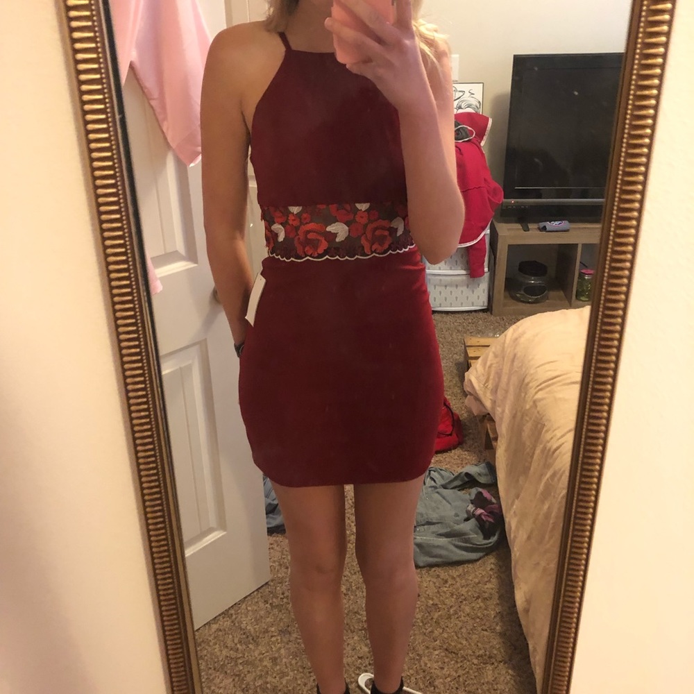 Embroidered Bodycon NWT